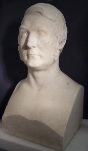 Julius Middelthuns byste av Henrik Wergeland fra 1863.